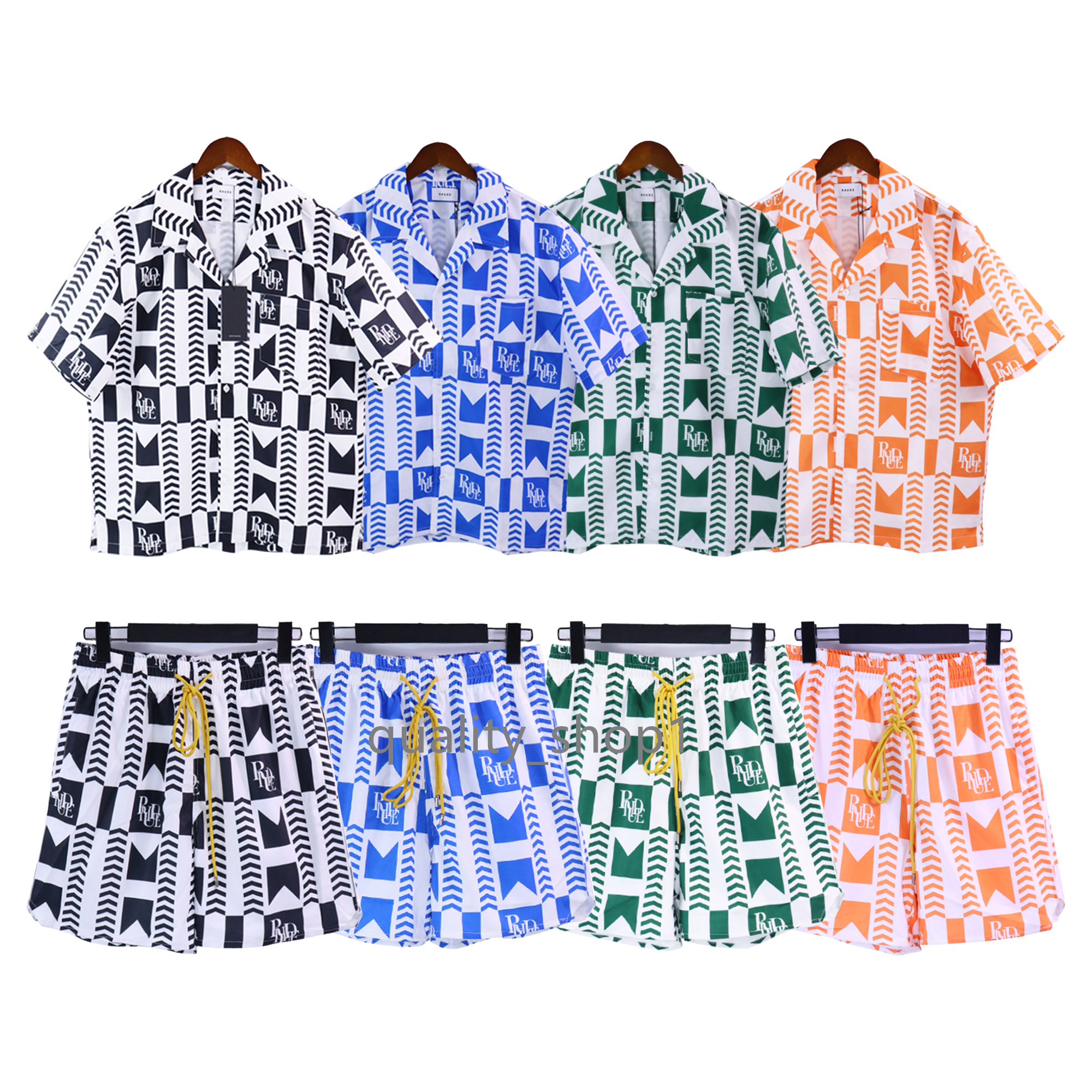 23ss Designer Mens Brand Short Sleeve Shirt Rhude Shorts Fashion Casual Mens Womens Lapel Shirt Short Sleeve Loose Shorts High Street print Suit Men's Cardigan Shorts
23ss Designer Mens Brand Short Sleeve Shirt Rhude Shorts Fashion Casual Mens Womens Lapel Shirt Short Sleeve Loose Shorts High Street print Suit Men's Cardigan Shorts