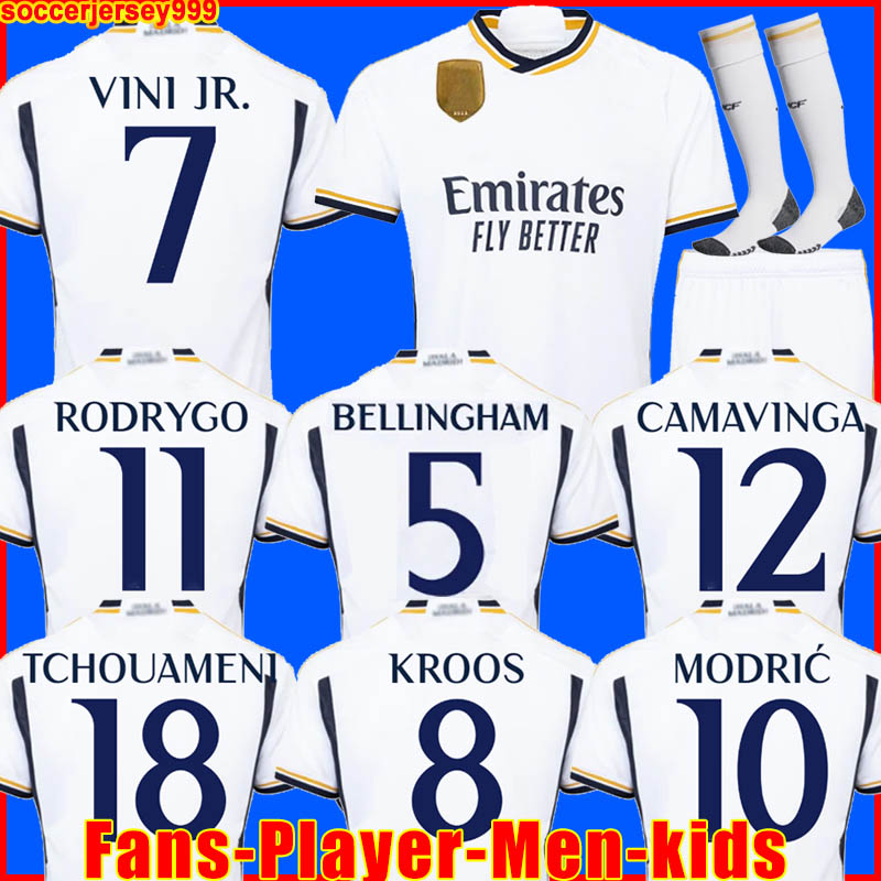 23 soccer jerseys BELLINGHAM player version VINI JR REAL MADRIDS CAMAVINGA TCHOUAMENI MODRIC RODRYGO football shirt camiseta men kids 2023 2024, 22/23 men home + patch2
23 soccer jerseys BELLINGHAM player version VINI JR REAL MADRIDS CAMAVINGA TCHOUAMENI MODRIC RODRYGO football shirt camiseta men kids 2023 2024, 22/23 men home + patch2