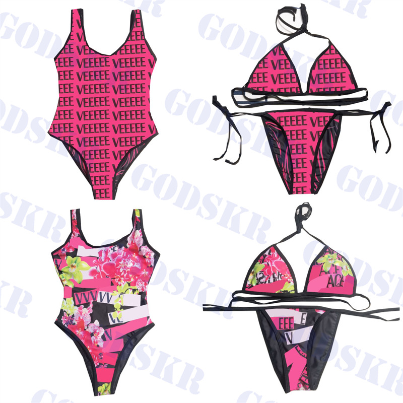 Brand Swimwear Set Pink Letter Bikini For Women Flower Pattern Swimsuit Beach One Piece Swimsuits Much Styles, #3
Brand Swimwear Set Pink Letter Bikini For Women Flower Pattern Swimsuit Beach One Piece Swimsuits Much Styles, #3