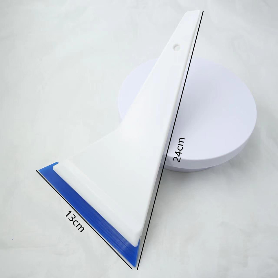 Handle Tint Squeegee for Car Window Tint & PPF Installation | Professional Triangle Hard Rubber Scraper for Scratch-Free Application, Glass Cleaning &