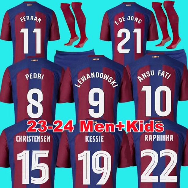 23 24 barcelona soccer jerseys FERRAN ANSU FATI 22/23/24 barca LEWANDOWSKI PEDRI KOUNDE GAVI RAPHINHA Camisetas de football barcelona DEST kit shirt men sets, 22/23 home
23 24 barcelona soccer jerseys FERRAN ANSU FATI 22/23/24 barca LEWANDOWSKI PEDRI KOUNDE GAVI RAPHINHA Camisetas de football barcelona DEST kit shirt men sets, 22/23 home