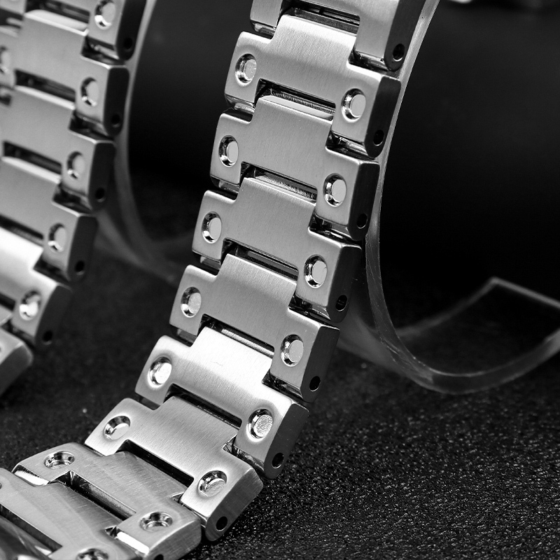 Watch Bands Stainless Steel watchband for casio GW-B5600 DW5600/M5610/GMW-B5000/GA2100/GM-2100 GM5600 watch band metal steel strap Bracelet 230616