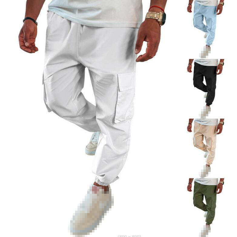 2023 New Men's Pants Mens Casual Trousersp Trousers Home Straight Sports Fitness Casual Solid Cargo Pants, White
2023 New Men's Pants Mens Casual Trousersp Trousers Home Straight Sports Fitness Casual Solid Cargo Pants, White