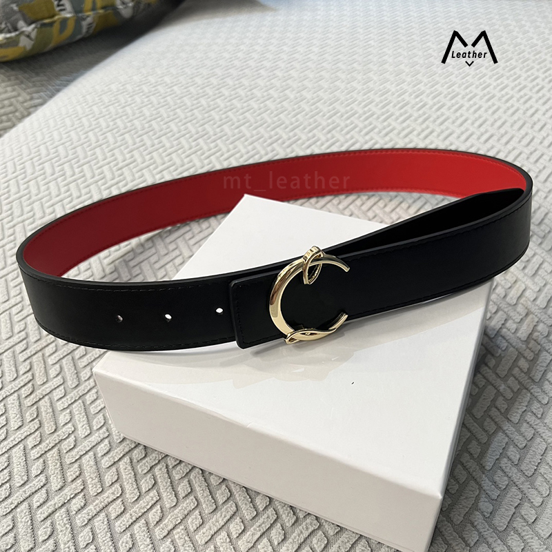Belt man designer for woman black red reversible waistband width 3.8cm fashion casual style Gold Silver Smooth buckle red bottom leather 105-125cm wholesale, 1# gold buckle black red double belt 
Belt man designer for woman black red reversible waistband width 3.8cm fashion casual style Gold Silver Smooth buckle red bottom leather 105-125cm wholesale, 1# gold buckle black red double belt