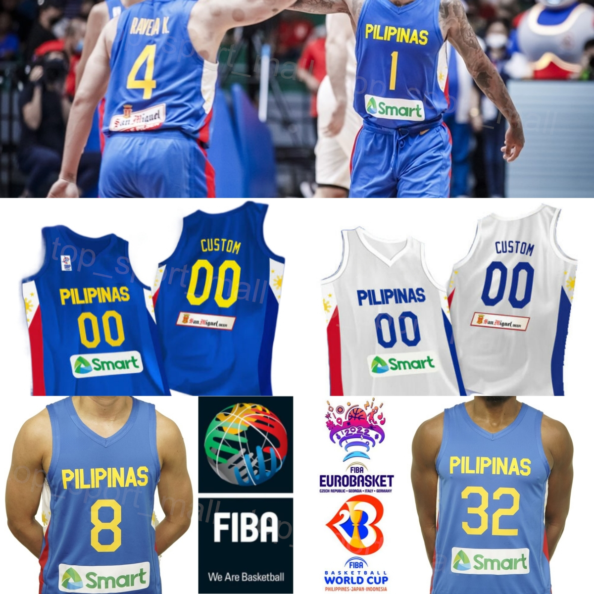 Printed Philippines Basketball 4 Kiefer RAVENA Jerseys 2023 World Cup 7 Timothy HEADING 15 June Mar FAJARDO 19 Kai Sotto 6 Clarkson Jalen Green National Team Shirt, White
Printed Philippines Basketball 4 Kiefer RAVENA Jerseys 2023 World Cup 7 Timothy HEADING 15 June Mar FAJARDO 19 Kai Sotto 6 Clarkson Jalen Green National Team Shirt, White