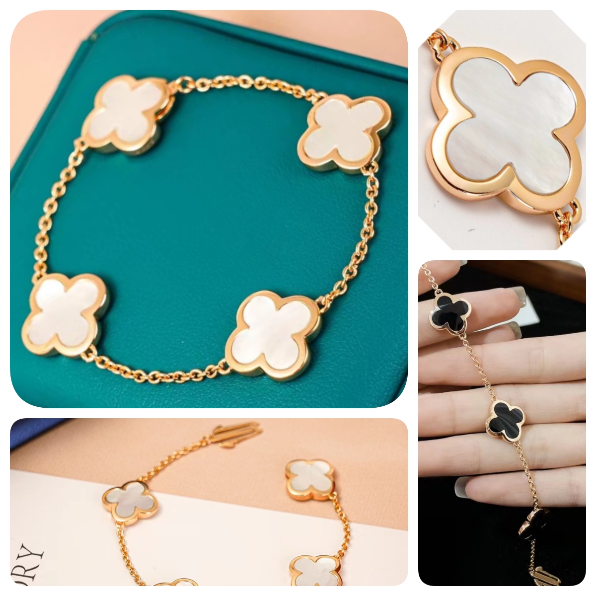 2023 designer bracelet new style pure bracelet green clover bracelet designer jewelry fashion bangle for women bracelet luxury jewelry bangle without brand box 5A