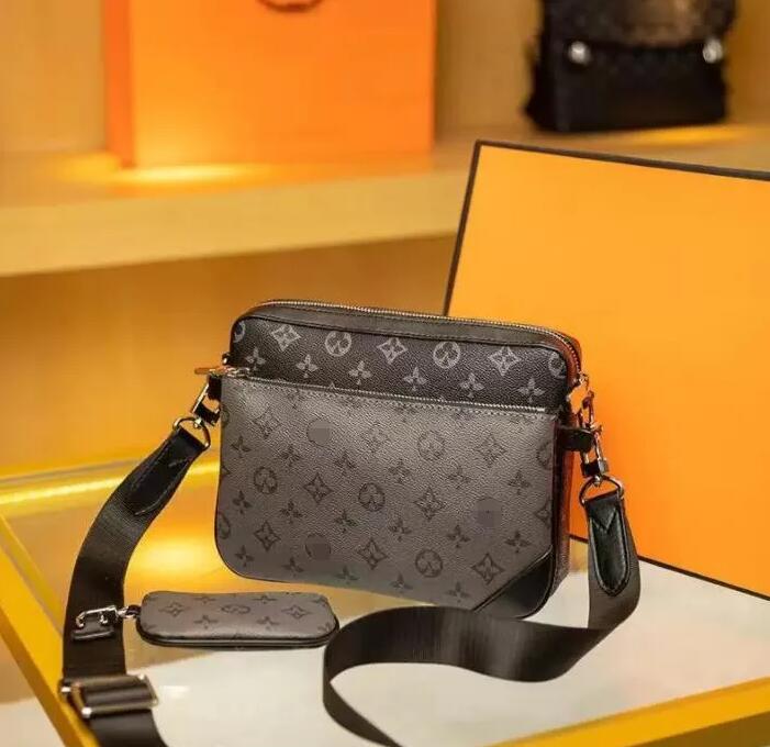 Handbags Men Leather TRIO Messenger Bags Luxury Shoulder Bag Make up Bag Designer Handbag Tote Man's bag louiseitys Crossbody viutonitys bag
Handbags Men Leather TRIO Messenger Bags Luxury Shoulder Bag Make up Bag Designer Handbag Tote Man's bag louiseitys Crossbody viutonitys bag