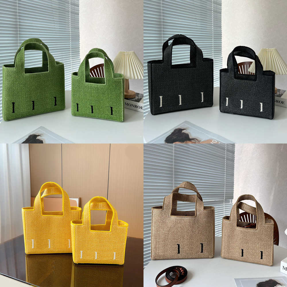 Designer Beach Bag Women Straw luxurys Handbags L Tote Bags Shopping Crossbody Large Capacity Embroidered logo Tote Classic Purses 230420, Style2-khaki 18x22cm
Designer Beach Bag Women Straw luxurys Handbags L Tote Bags Shopping Crossbody Large Capacity Embroidered logo Tote Classic Purses 230420, Style2-khaki 18x22cm