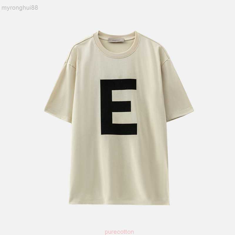 ESS Fog God Double Thread Letter e Short Sleeve Men's Loose T-shirt Ins Trendy Summer 2GVV, Black
ESS Fog God Double Thread Letter e Short Sleeve Men's Loose T-shirt Ins Trendy Summer 2GVV, Black
