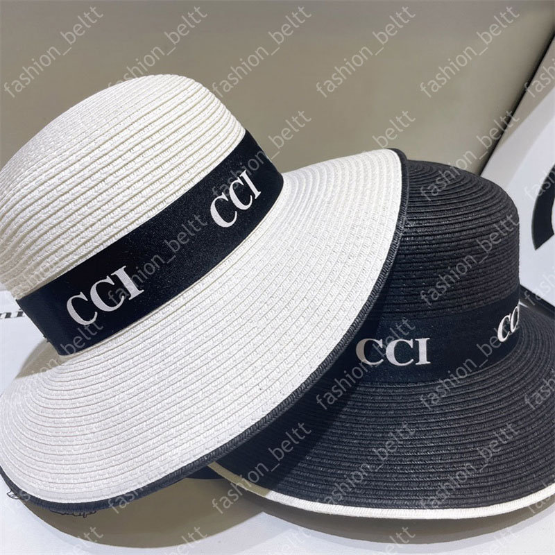 Fashion Straw Hat Womens Bucket Hat Men Designer Casquette Wide Brim Hats Summer Sun Hats for Women Beach Cap Black White Contrasting Basin Cap
Fashion Straw Hat Womens Bucket Hat Men Designer Casquette Wide Brim Hats Summer Sun Hats for Women Beach Cap Black White Contrasting Basin Cap