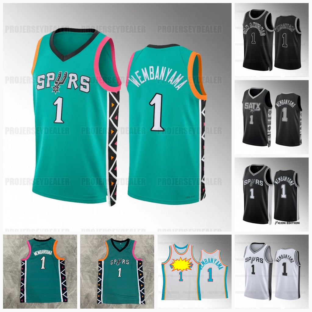 1 Victor Wembanyama San Antonio''Spurs''2022-23 Basketball Jerseys Keldon 3 Johnson Zach 23 Collins Devin 24 Vassell Tre 33 Jones Devonte 4 Graham Custom, As pic
1 Victor Wembanyama San Antonio''Spurs''2022-23 Basketball Jerseys Keldon 3 Johnson Zach 23 Collins Devin 24 Vassell Tre 33 Jones Devonte 4 Graham Custom, As pic