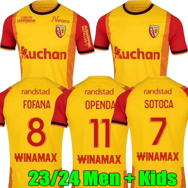 

23 24 RC Lens Sainte Barbe soccer jerseys OPENDA FULGINI SOTOCA FOFANA DA COSTA maillot de foot MEDINA THOMASSON Gradit FRANKOWSKI 2023 2024 MACHADO football Shirts, 22 23 third aldult+ligue 1