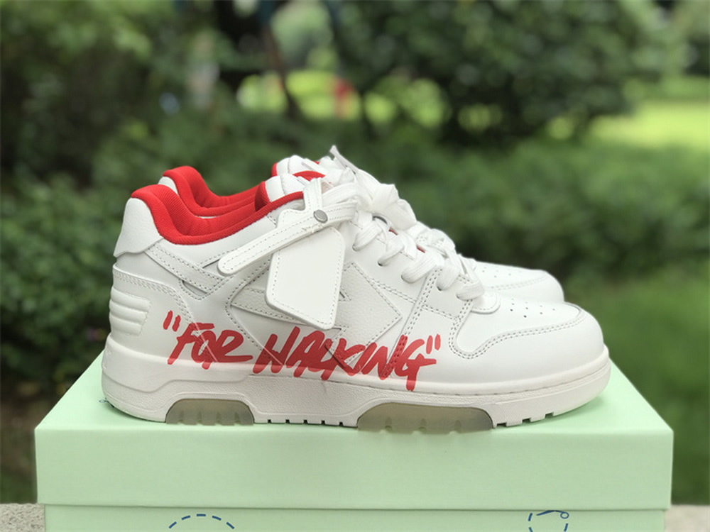 Out Of Office Designer Casual Shoes OW Men Women Luxury For Walking White Red Platform Trainers Sneakers