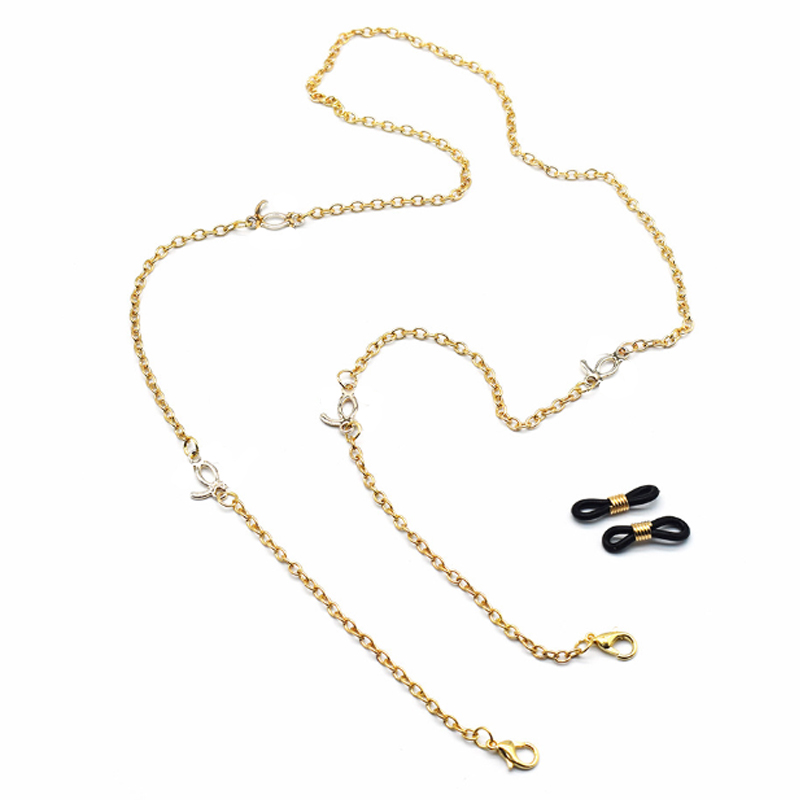 Fashion Letter Eyeglasses Chains Gold Silver Metal Letter Sunglass Chain Eyewear Accessories
Fashion Letter Eyeglasses Chains Gold Silver Metal Letter Sunglass Chain Eyewear Accessories