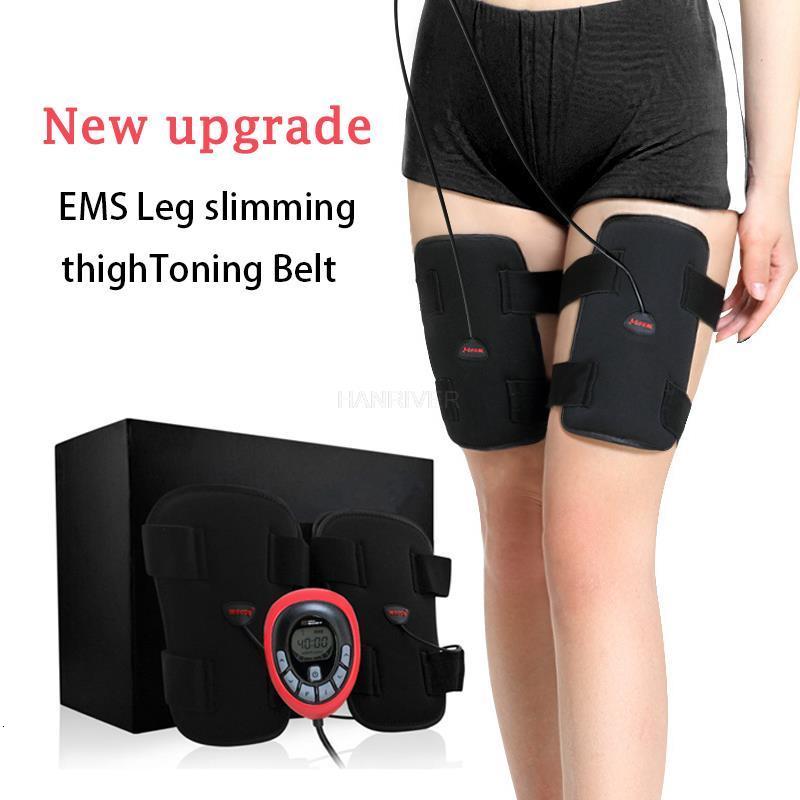 Leg Massagers Electric muscle stimulator EMS leg massager fat burning weight loss equipment weight loss belt thick fitness machine 230617