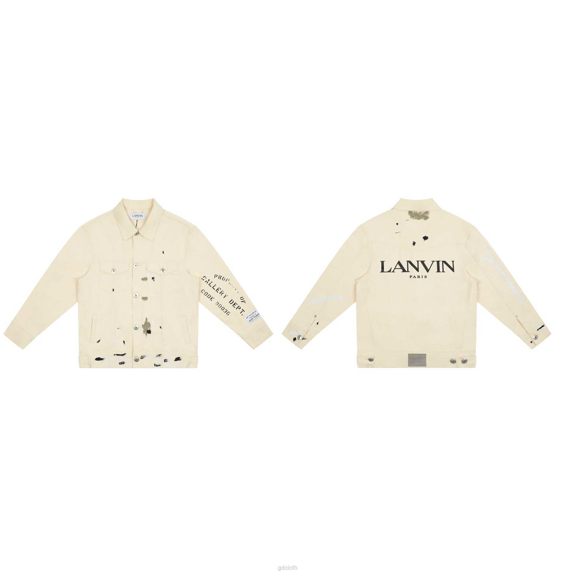 Jackets Trendy Galleries Print Denim Coat Galleries Correct Gary Langfan Hand Splashed Rice Designer Apricot ASFL, Shipping fee
Jackets Trendy Galleries Print Denim Coat Galleries Correct Gary Langfan Hand Splashed Rice Designer Apricot ASFL, Shipping fee