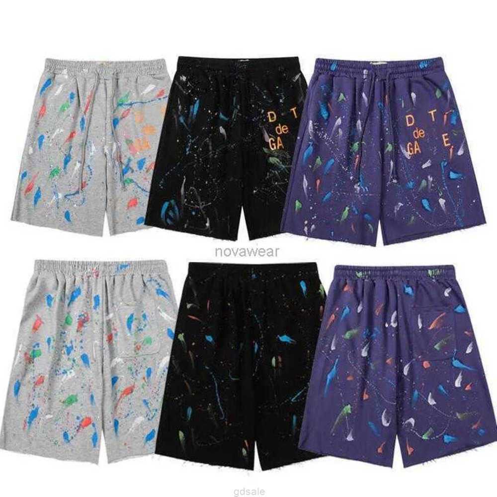 Men's Shorts American Fashion Brand Galleries Hand-painted Splash Printing Pure Cotton Terry Shorts Fog High Street 5-point Casual Pants 50
Men's Shorts American Fashion Brand Galleries Hand-painted Splash Printing Pure Cotton Terry Shorts Fog High Street 5-point Casual Pants 50