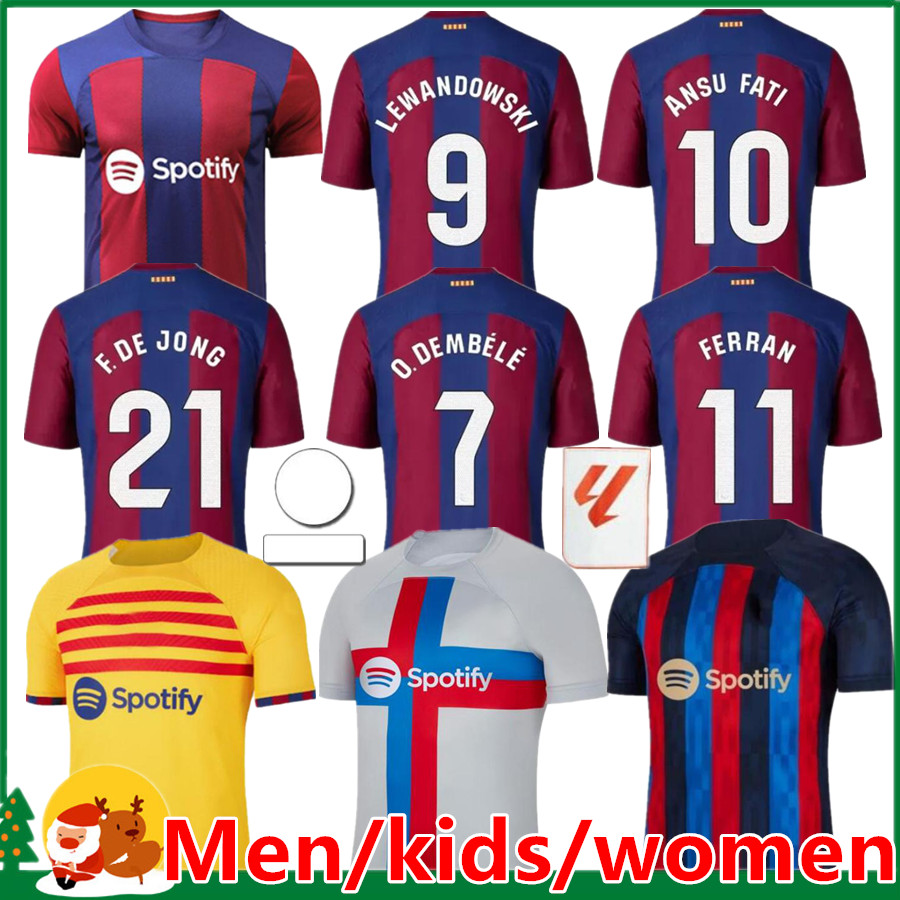 Fans 23 24 LEWANDOWSKI soccer jersey PEDRI GAVI camiseta de futbol FERRAN 2023 2024 ANSU FATI barca football shirt Men women / kit kids maillot de foot barCELOnas, Women new 2023 home
Fans 23 24 LEWANDOWSKI soccer jersey PEDRI GAVI camiseta de futbol FERRAN 2023 2024 ANSU FATI barca football shirt Men women / kit kids maillot de foot barCELOnas, Women new 2023 home