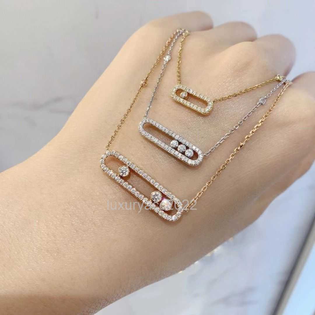 (Counter Reproduction) Messika necklace bracelet rings Move Three Diamonds S925 Plated Rose Gold Necklace in France Women's Simplicity SSS
(Counter Reproduction) Messika necklace bracelet rings Move Three Diamonds S925 Plated Rose Gold Necklace in France Women's Simplicity SSS