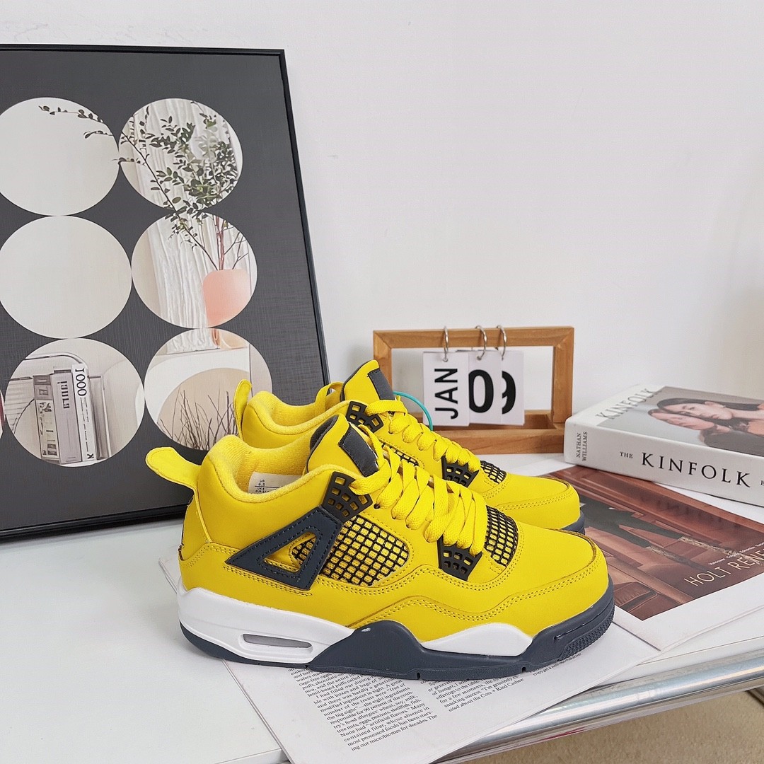 Classic 4s Men Women Sneaker Shoes Designer Genuine Leather Lace-up Casual Flats Fashion Jumpman 4 Unisex Zapatillas Jogging Trainers 36-45
Classic 4s Men Women Sneaker Shoes Designer Genuine Leather Lace-up Casual Flats Fashion Jumpman 4 Unisex Zapatillas Jogging Trainers 36-45