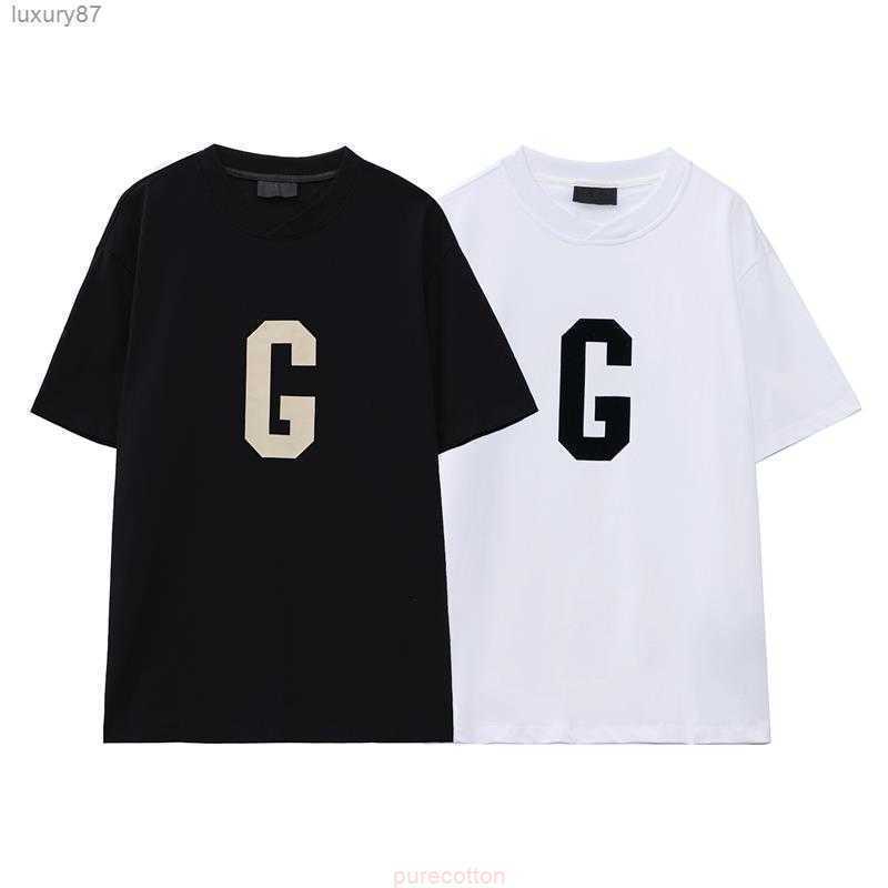 Ess Tees T-shirts Luxury Designer Fashion Clothing Season 7 g Letter Flocking Mens Womens Loose Couples Summer High Street Fog Short Sleeve, White
Ess Tees T-shirts Luxury Designer Fashion Clothing Season 7 g Letter Flocking Mens Womens Loose Couples Summer High Street Fog Short Sleeve, White