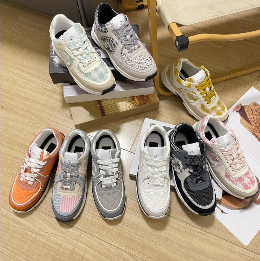 Spring designer casual shoes High-end luxury comfortable Top soft sole elastic sneakers basketball running fashion running shoes 35-42