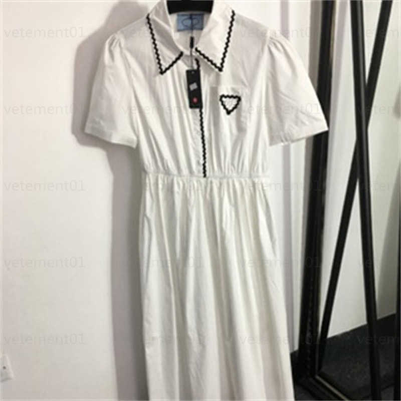 Designer Dresses For Women High Quality Clothing Braided Embroidery Wave Edge Waist Short 100% Cotton 2 Color -L Shirt Summer Womens Dress
Designer Dresses For Women High Quality Clothing Braided Embroidery Wave Edge Waist Short 100% Cotton 2 Color -L Shirt Summer Womens Dress