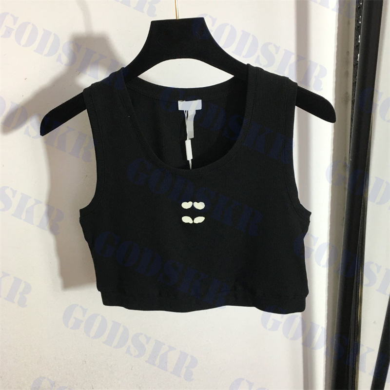 Designers Cropped T Shirt Embroidered Logo Womens Tanks Tops Ladies Sexy Camisoles Clothing Two Colors, 20223538-black
Designers Cropped T Shirt Embroidered Logo Womens Tanks Tops Ladies Sexy Camisoles Clothing Two Colors, 20223538-black