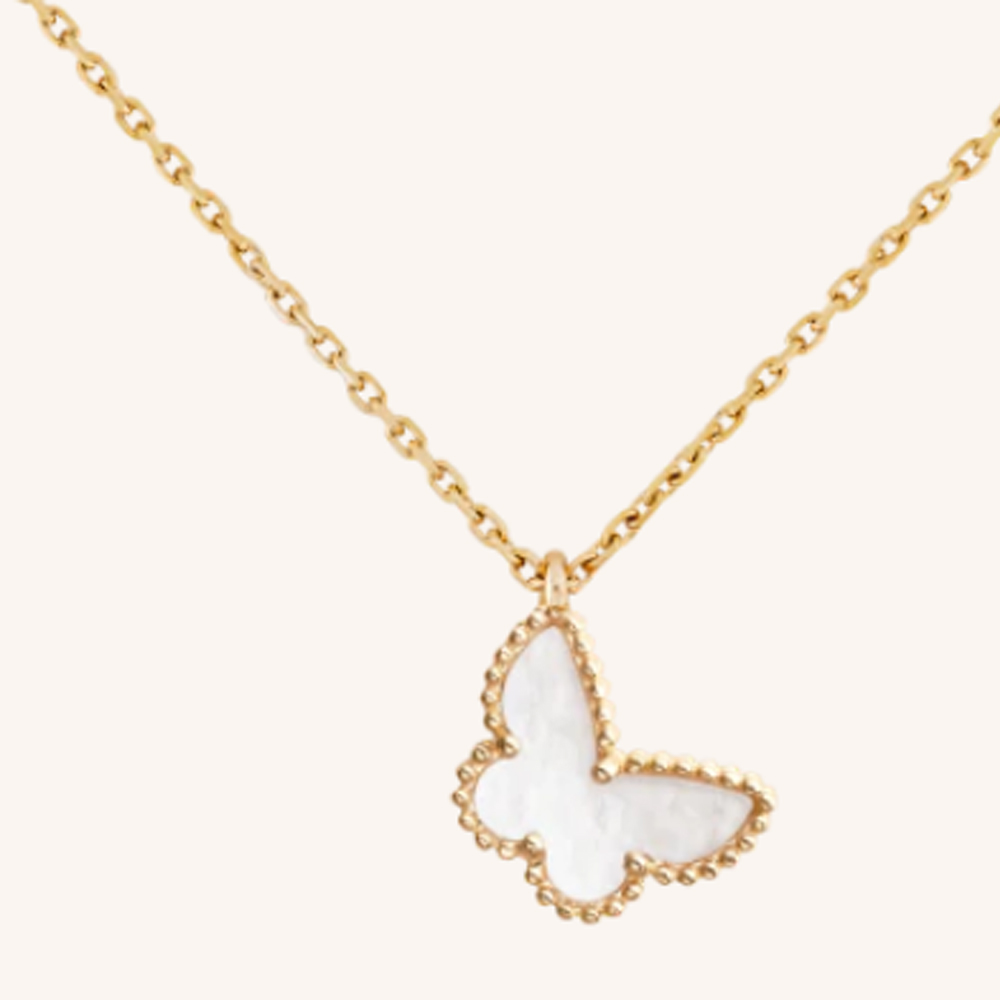 Designer butterfly necklace 18K rose gold pendant necklace VAN luxury brand necklace jewelry high quality does not tarnish
Designer butterfly necklace 18K rose gold pendant necklace VAN luxury brand necklace jewelry high quality does not tarnish