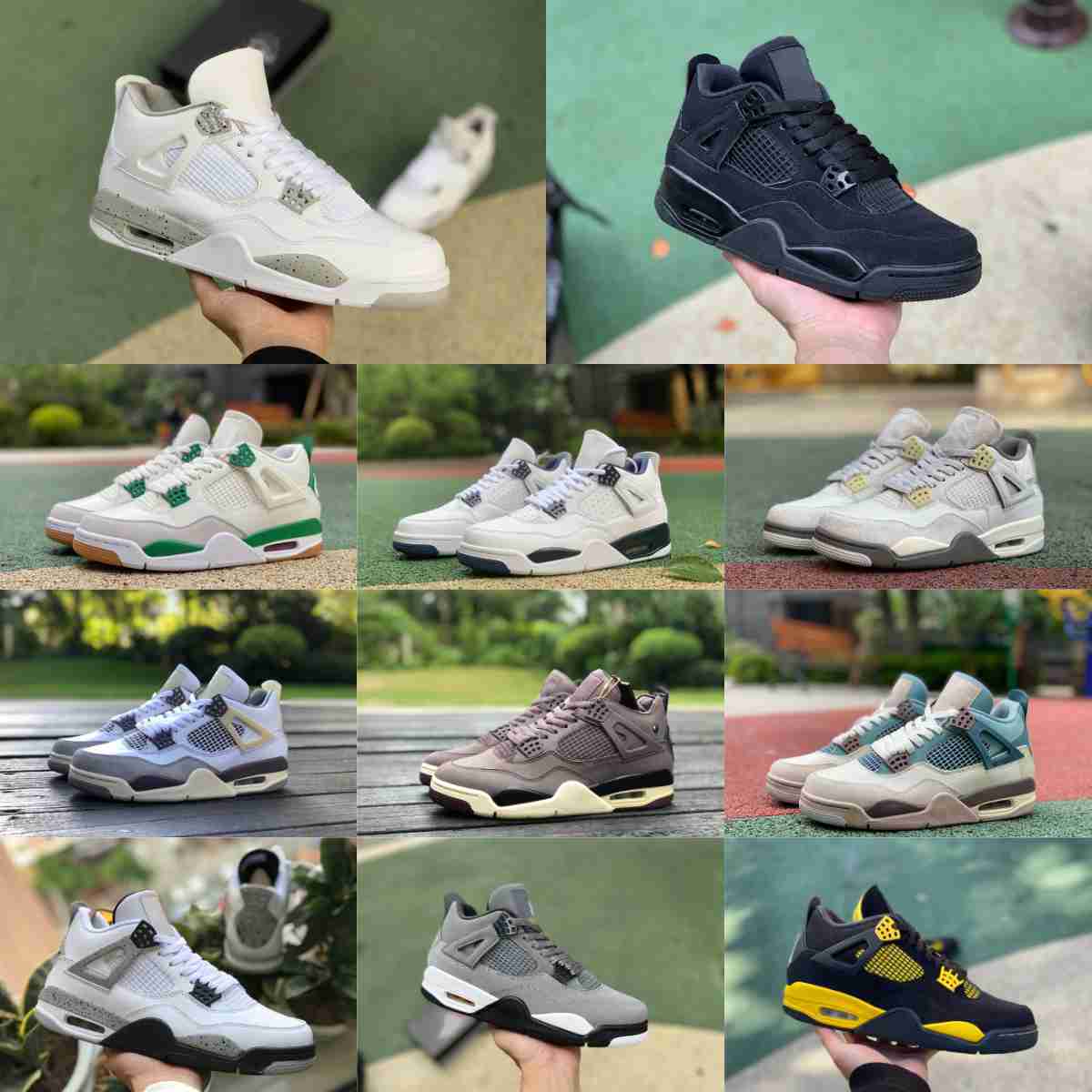Jumpman Pine Green 4 4s Basketball Shoes Mens Women RetroS Thunder Red Seafoam Trainers Violet Ore JoRdeNS Military Black Cat White Oreo BORDEAUX Outdoor Sneakers, Please contact us
Jumpman Pine Green 4 4s Basketball Shoes Mens Women RetroS Thunder Red Seafoam Trainers Violet Ore JoRdeNS Military Black Cat White Oreo BORDEAUX Outdoor Sneakers, Please contact us