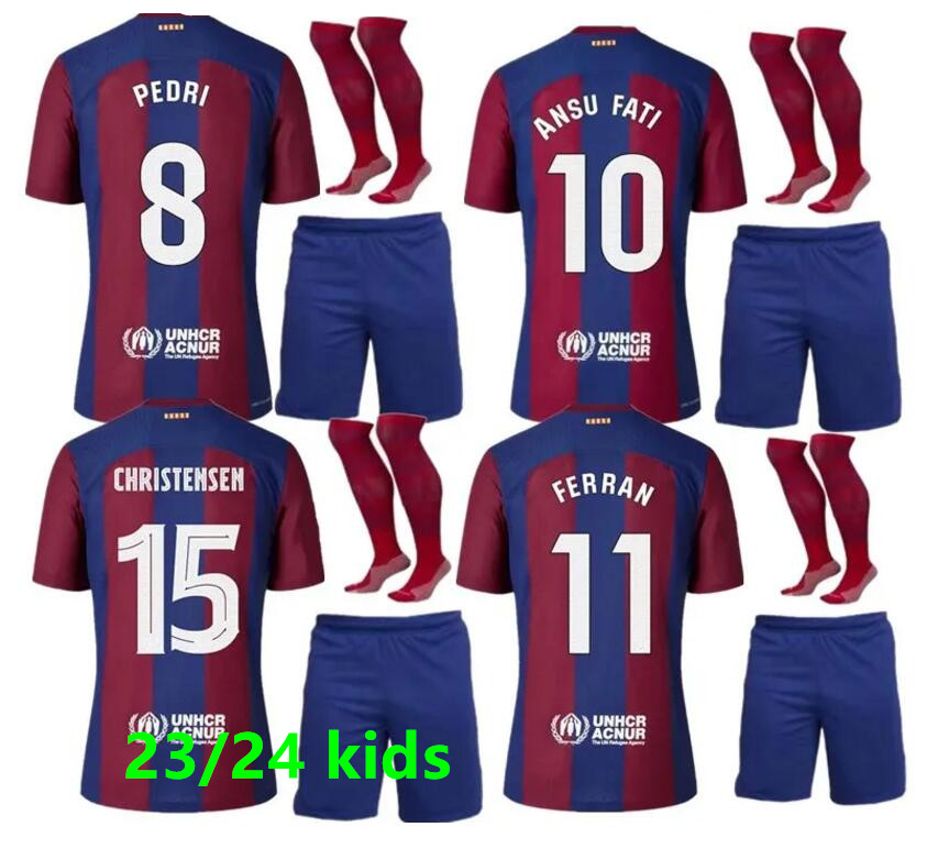 23 24 LEWANDOWSKI PEDRI soccer jerseys ADAMA GAVI camiseta de futbol R. ARAUJO 2023 2024 Barcelona FC ANSU FATI MEMPHIS football shirt kids kit socks equipments
23 24 LEWANDOWSKI PEDRI soccer jerseys ADAMA GAVI camiseta de futbol R. ARAUJO 2023 2024 Barcelona FC ANSU FATI MEMPHIS football shirt kids kit socks equipments