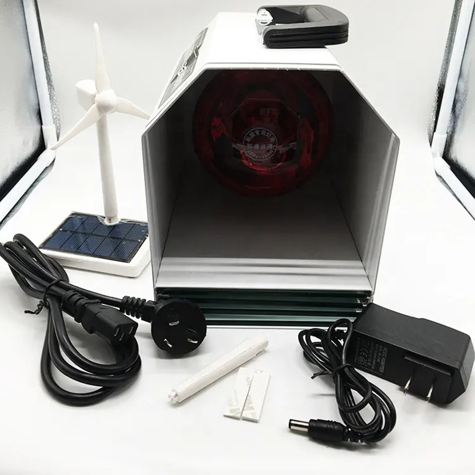 Portable Heat Lamp Box for Automotive Repair | Handheld Infrared Tool for Fast Paint Drying, Window Tint Shrinking & Glue Curing in Bodywork 6010