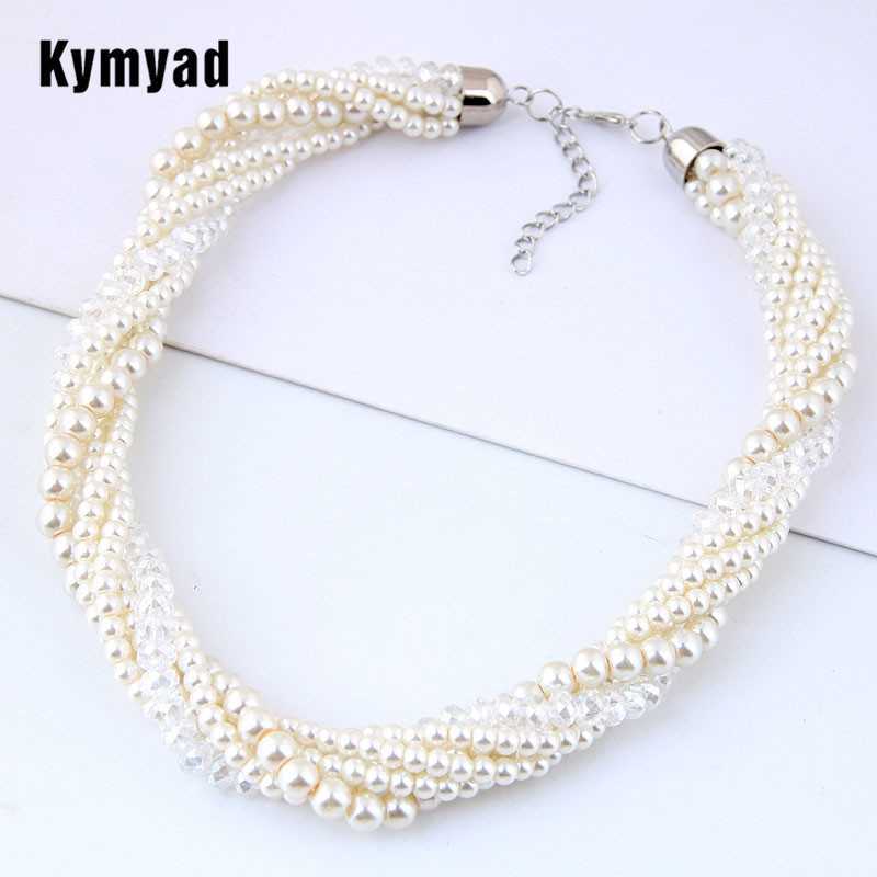 Beaded Necklaces Kymyad Choker Necklace Women Imitation Pearl Jewelry Beads Multilayer Collier Femme Bijoux Chunky 230613
Beaded Necklaces Kymyad Choker Necklace Women Imitation Pearl Jewelry Beads Multilayer Collier Femme Bijoux Chunky 230613