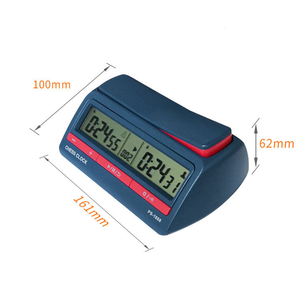 Chess Games Chess Digital Timer Professional Count Up Down Timer Plastic Battery Powered Multifunctional Lightweight for Family Personal Use 230617 - view 7