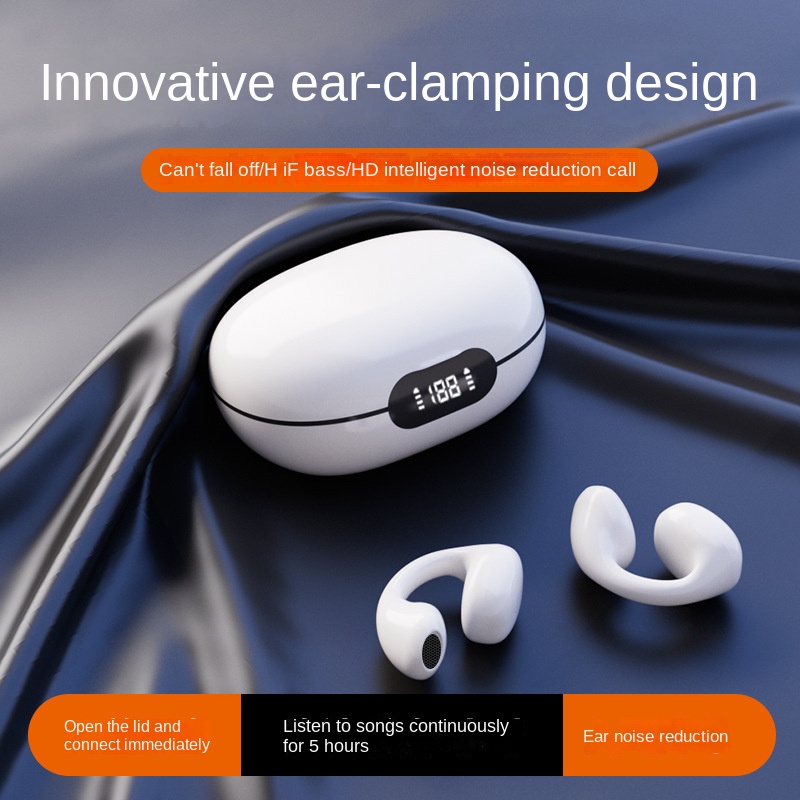 D101 Bluetooth Headset for Bone Conduction Non in-Ear Painless Wearing Ultra-Long Life Battery TWS Headset, White
D101 Bluetooth Headset for Bone Conduction Non in-Ear Painless Wearing Ultra-Long Life Battery TWS Headset, White
