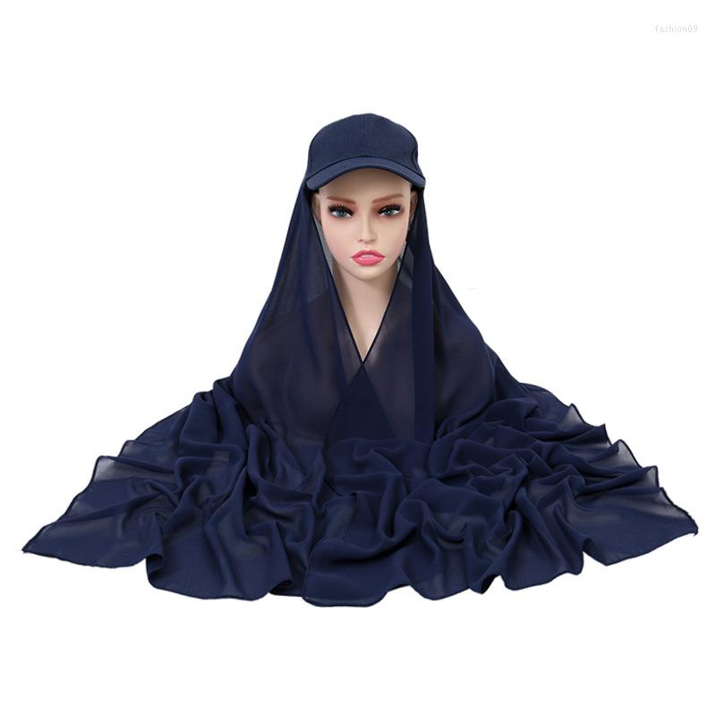 Scarves 2 In 1 Musilm Women Chiffon Hijab Scarf Shawl With Base Ball Cap Summer Outdoor Head Wraps Ready To Wear Instant Sport HIjabs
Scarves 2 In 1 Musilm Women Chiffon Hijab Scarf Shawl With Base Ball Cap Summer Outdoor Head Wraps Ready To Wear Instant Sport HIjabs