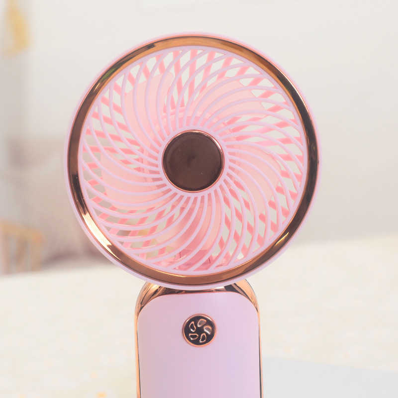 Electric Fans Usb Mini Fashionable Desktop Mobile Holder Outdoor Travel Pocket Portable Rechargeable Electric R230616