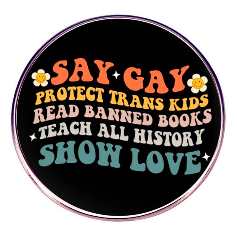 LGBT Rainbow Pride brooch Cute Anime Movies Games Hard Enamel Pins Collect Metal Cartoon Brooch Backpack Hat Bag Collar Lapel Badges, As picture
LGBT Rainbow Pride brooch Cute Anime Movies Games Hard Enamel Pins Collect Metal Cartoon Brooch Backpack Hat Bag Collar Lapel Badges, As picture