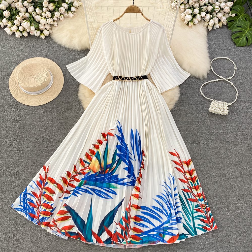 Casual Dresses European Runway Designer Vintage Draped Pleated Long Dresses Women Flare Sleeve Sashes Loose Casual Vestido Feminino 2023, Same as picture
Casual Dresses European Runway Designer Vintage Draped Pleated Long Dresses Women Flare Sleeve Sashes Loose Casual Vestido Feminino 2023, Same as picture