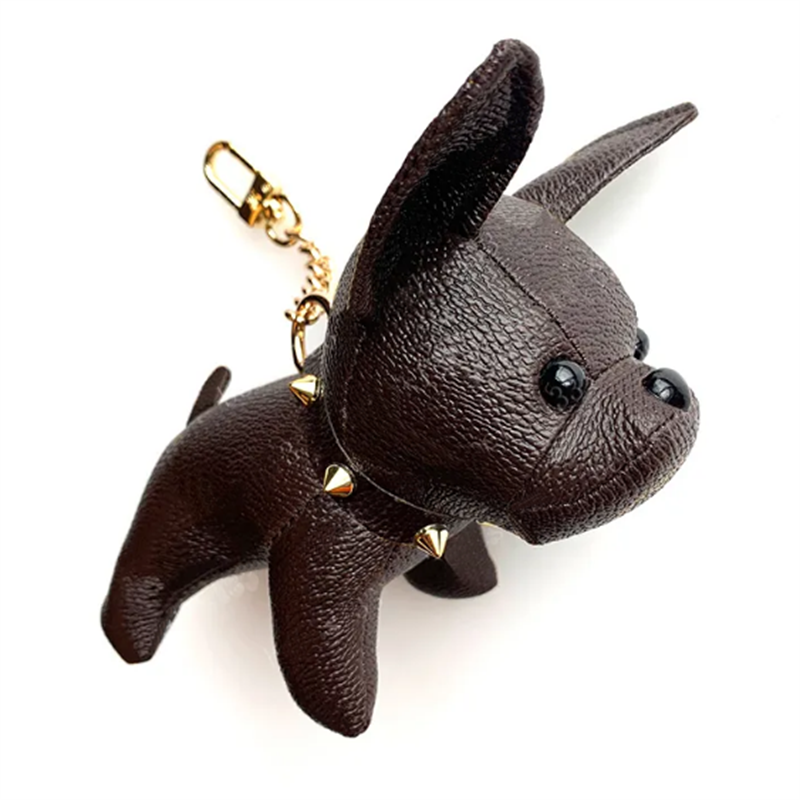 Luxury Designer Keychain Bulldog Key Chain Brown Flower Leather Men Women Handbags Bags Luggage Accessories Lovers Car Pendant
Luxury Designer Keychain Bulldog Key Chain Brown Flower Leather Men Women Handbags Bags Luggage Accessories Lovers Car Pendant