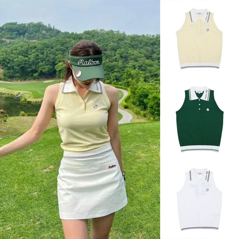 Women's Polos Summer Korean Luxury Accessories Golf Knitted Vests Large Size Women's Knitwear Outdoor Sports Fashion Versatility 230617, Green
Women's Polos Summer Korean Luxury Accessories Golf Knitted Vests Large Size Women's Knitwear Outdoor Sports Fashion Versatility 230617, Green