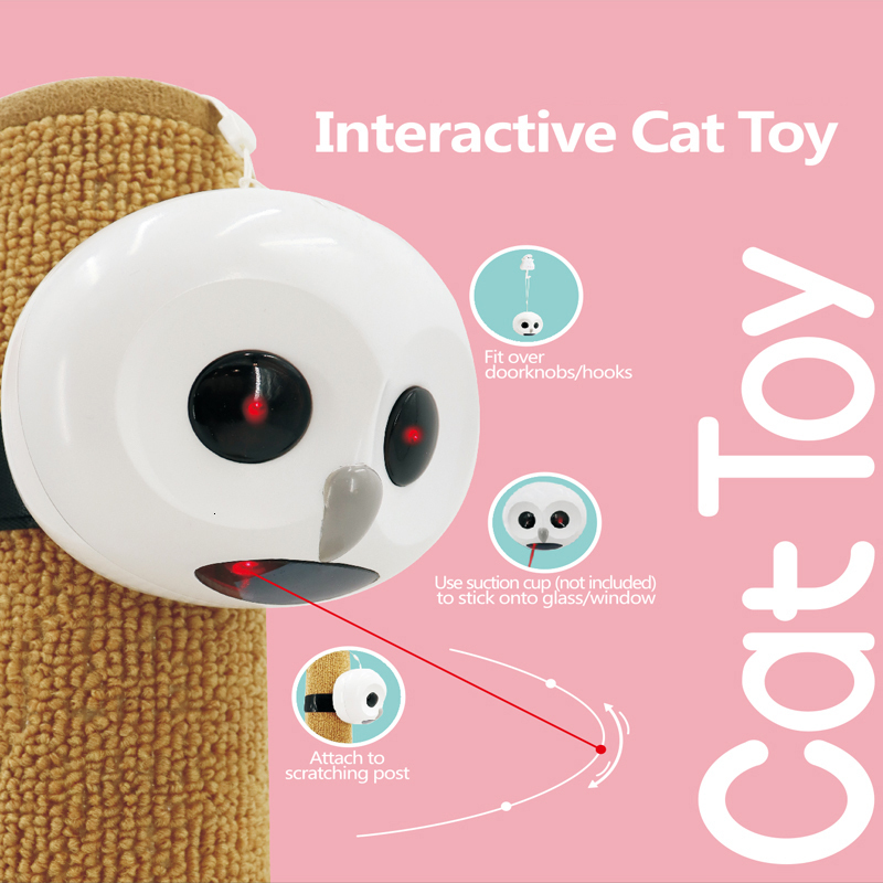 Cat Toys Funny Cat Laser Toy Red Dot Automatic Interactive Laser Pointer Cat Toy Led Light Invigorating Teaser Training Gatos Accesorios 230617