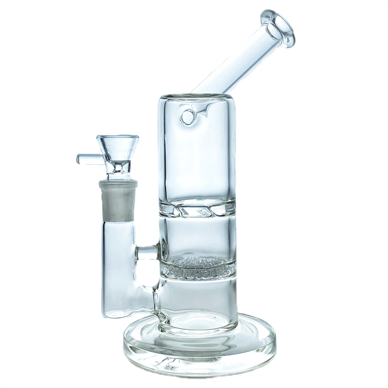 Glass hookah with sintering disc and turbo percolator high quality transparent GB-228-F