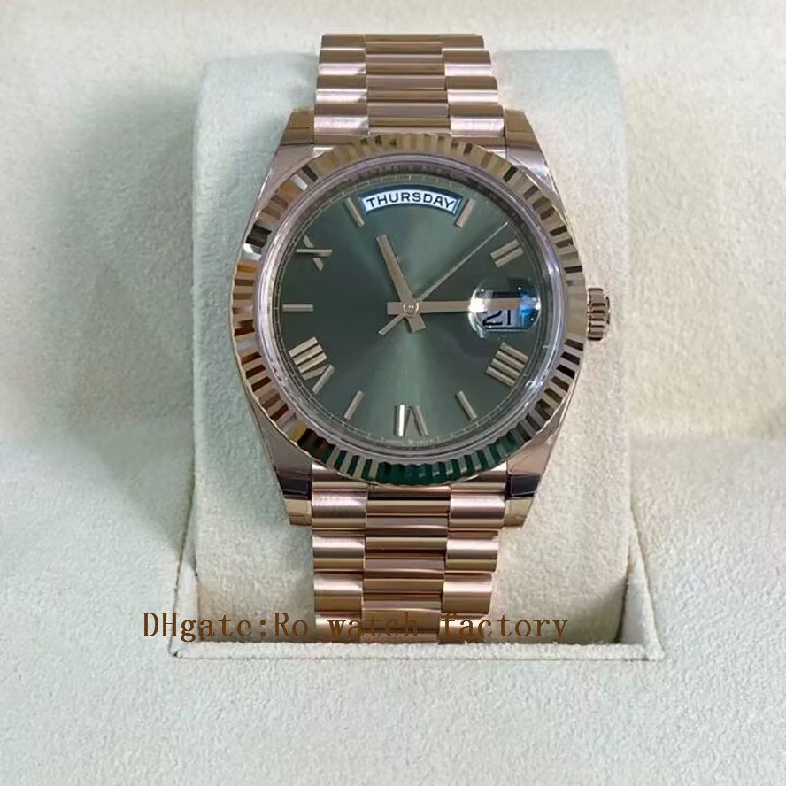 High-Quality Men Watch 40mm 18k Gold Rose Gold 3235 Movement Automatic Mens Bracelet Watches Waterproof Wristwatches