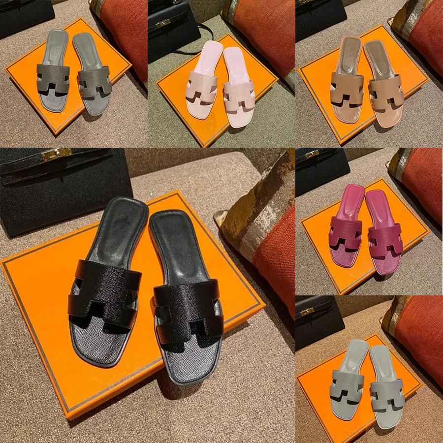 Luxury designer leather ladies sandals summer flat shoes fashion beach women slippers H letter drag with box and Dust bag, H slippers
Luxury designer leather ladies sandals summer flat shoes fashion beach women slippers H letter drag with box and Dust bag, H slippers