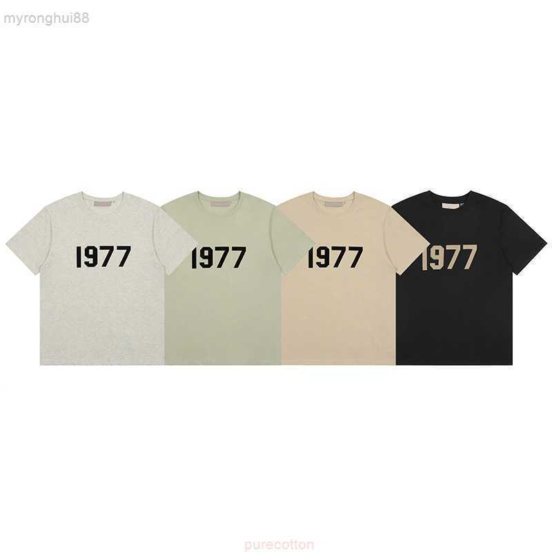 ESS Fog God Double Thread Flocked Short Sleeve Men's T-shirt Loose High Street Fashion FLN2, Black
ESS Fog God Double Thread Flocked Short Sleeve Men's T-shirt Loose High Street Fashion FLN2, Black