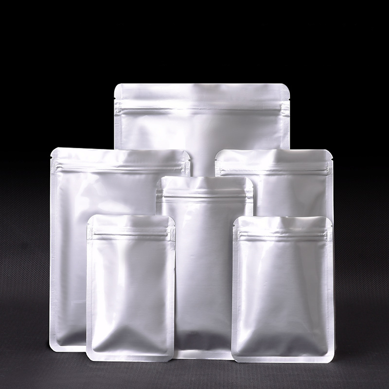Wholesale Silver Vacuum Sealer Aluminum Foil Bag Storage Bag Reusable Food Pouches Bags with Zip Lock or Snacks Beans Coffee Dry Fruit
Wholesale Silver Vacuum Sealer Aluminum Foil Bag Storage Bag Reusable Food Pouches Bags with Zip Lock or Snacks Beans Coffee Dry Fruit
