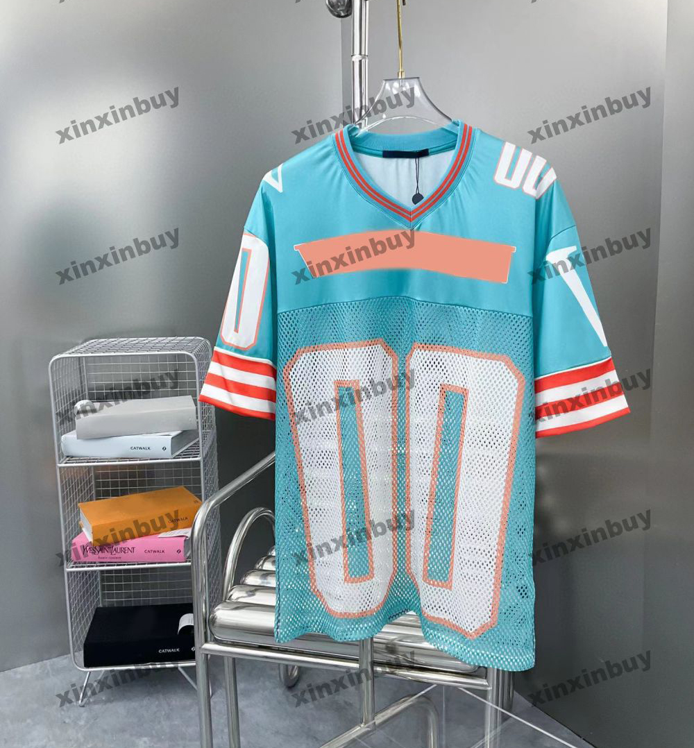xinxinbuy Men designer Tee t shirt 23ss Mesh fabric 00 paris short sleeve cotton women blue black white S-XL, Multi
xinxinbuy Men designer Tee t shirt 23ss Mesh fabric 00 paris short sleeve cotton women blue black white S-XL, Multi