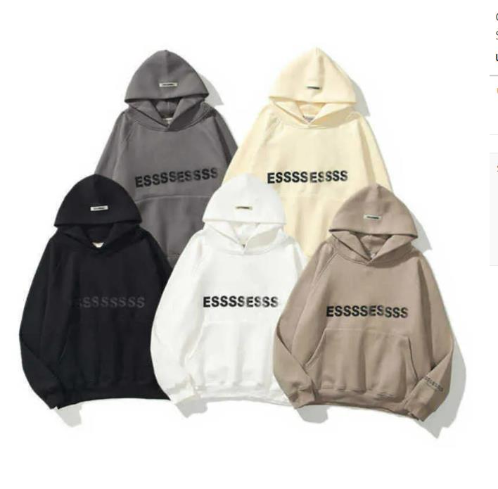 Classics Luxury Men's Sweatshirts Essss Ential Tracksuits Letter Hoodies Men Women Sportswear Hooded Tops Pant Coat Sweater Pullover Couple Hoodie Jacket, 10
Classics Luxury Men's Sweatshirts Essss Ential Tracksuits Letter Hoodies Men Women Sportswear Hooded Tops Pant Coat Sweater Pullover Couple Hoodie Jacket, 10
