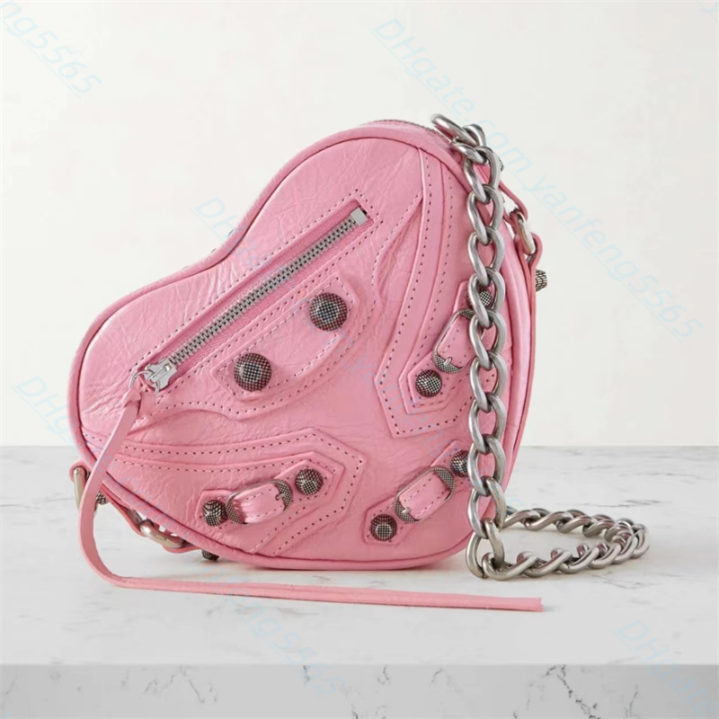 Top brand handbags LE CAGOLE HEART Mini Handbag lady rivet Shoulders bag classics Chain shoulder Cross body bags Solid color Evening Bags Cosmetic Bags totes purses, White
Top brand handbags LE CAGOLE HEART Mini Handbag lady rivet Shoulders bag classics Chain shoulder Cross body bags Solid color Evening Bags Cosmetic Bags totes purses, White